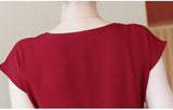 Plus-Size Dropped Waist Dress
