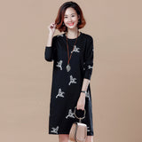 Plus-Size Printed Shift Dress