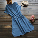 Buttoned Down Shirt Dress