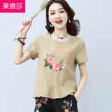 CNY Retro Style Embroidered Tops [Pre-Order] Color: White/Beige/Red - Size: M-2XL 566117307255#3589640268130 566117307255#3589640268131 566117307255#3589640268132 566117307255#3589640268133