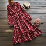 Floral Printed Shirt Dress