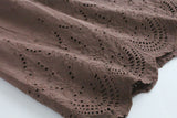 Embroidery Stitching Bottom Dress