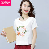 CNY Retro Style Embroidered Tops [Pre-Order] Color: White/Beige/Red - Size: M-2XL 566116919984#3589647200572 566116919984#3589647200573 566116919984#3589647200570 566116919984#3589647200571