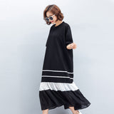 Oversized Flare Hem Dress