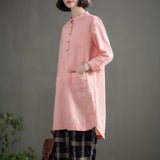 Casual Buttoned Top Dress