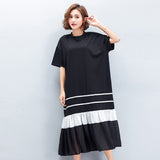 Oversized Flare Hem Dress