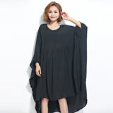 Oversize Irregular Flare Dress