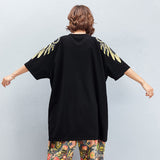 Oversize Graphic Printed Top Dress