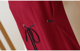 Plus-Size Dropped Waist Dress