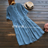 Buttoned Down Dress 568443090691#3653671368729