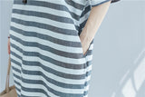 Plus-Size Stripes Dress