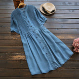 Buttoned Down Dress