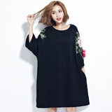 Oversize Embroidery Top Dress