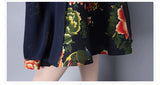 CNY Retro Style Floral Printed Dress