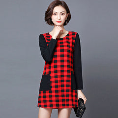 Plus-Size Checked Dress 563344551107#3713996899302 563344551107#3713996899300 563344551107#3713996899298 563344551107#3713996899308 563344551107#3713996899306 563344551107#3713996899304
