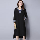 CNY Retro Style Embroidered Dress