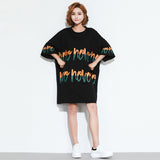 Oversize Graphic Printed Top Dress