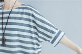 Plus-Size Stripes Dress