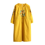 Retro Embroidery Dress