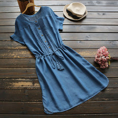 Buttoned Down Shirt Dress