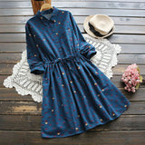 Printed Shirt Dress