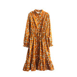 Floral Printed Shirt Dress