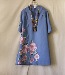 CNY Floral Print Dress
