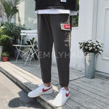Casual Jogger Pants [Pre-Order] Color: Gray/black/brown - Size: M-5Xl M / Gray