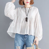 Dip Hem Striped Top [Pre-Order] Color: Pink/black - One Size / Pink Tops