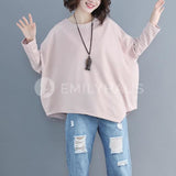 Oversized Irregular Top [Pre-Order] Color: Pink/green/black - One Size / Pink Tops