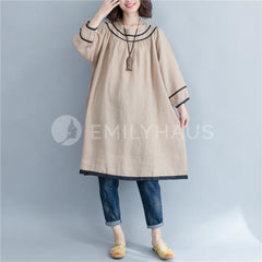 Oversized Khaki Dresses [Pre-Order] Color: - One Size