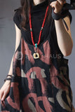Oversized Letter Print Jumpsuits [Pre-Order] Color: Black - One Size Playsuits &