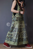 Oversized Retro Printed Jumpsuits [Pre-Order] Color: Browm/green - One Size Playsuits &