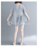 Pleated Shirt Dress [Pre-Order] Design: Leaf/crown/starfish Dresses