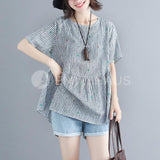 Pleated Shirt Dress [Pre-Order] Design: Leaf/crown/starfish L / Starfish Dresses