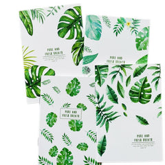 20 Pages Cute Pure And Fresh Breath Green Leaves Notebook Writing Diary Book School Office Supply Student Stationery