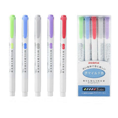 1 Pcs Mildliner Double Headed Highlighter Marker Pen Japanese Fluorescent Pen Colored Drawing Marker Pens Creative Stationery