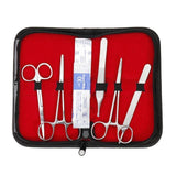 25 In 1 Medical Skin Surgical Suture Training Kit Operate Suture Practice Training Silicone Pad Needle Scissors Tool Kit