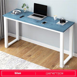 B2783 80/100/120/140cm Modern Manmade Board Steel Frame Office Computer Table Household Economical Large Desktop Study Desk