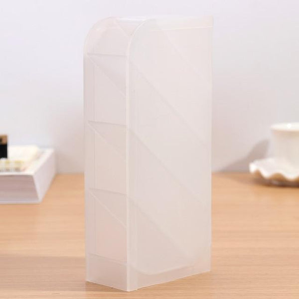 1PC Multi-Function 4 Grid Desktop Pen Holder Office School Storage Case Made By Eco-Friendly Desk Pen Pencil Organizer