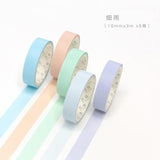 5pcs/lot Decorative Washi Tape Diy Rainbow Sticker Masking Paper Set For Diy Crafts Planners Scrapbooks Bullet Journals Cards