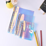 6-ring  transparent A6 A5 planner binder Spiral Personal Bullet Journal clear Shell