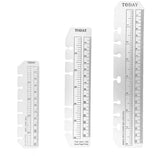 6-ring  transparent A6 A5 planner binder Spiral Personal Bullet Journal clear Shell