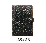 6-ring  transparent A6 A5 planner binder Spiral Personal Bullet Journal clear Shell
