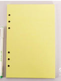6-ring  transparent A6 A5 planner binder Spiral Personal Bullet Journal clear Shell