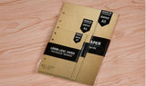 6-ring  transparent A6 A5 planner binder Spiral Personal Bullet Journal clear Shell