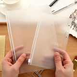 6-ring  transparent A6 A5 planner binder Spiral Personal Bullet Journal clear Shell