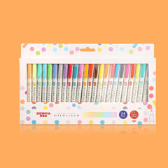 3pcs or 5pcs/set zebra mildliner color Japanese stationery double headed fluorescent pen  hook pen color Mark pen kawaii