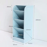 Sharkbang Kawaii Large Capacity Desk Pen Holder Pencil Makeup Storage Box Desktop Organizer Stand Case School Office Stationery
