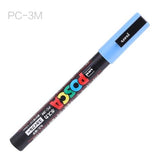1pc Uni Ball Posca PC-3M Paint Art Marker Pen Fine Point 0.9-1.3 mm 24 Colors Available